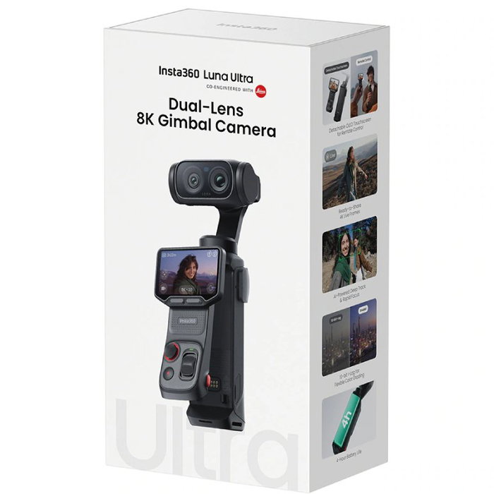 Insta360 Luna Ultra Negra Cósmica